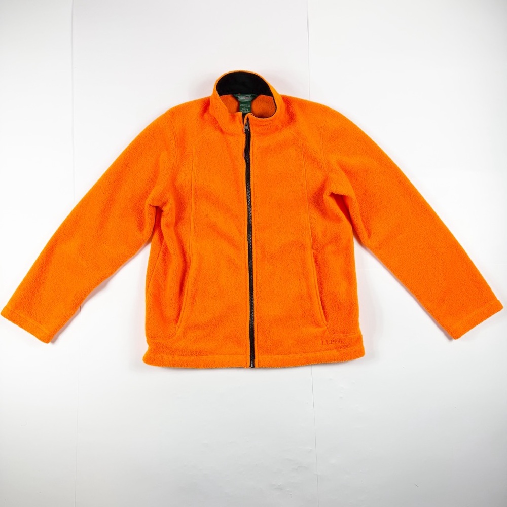 L.L.‎ Bean Vibrant Orange Fleece Jacket